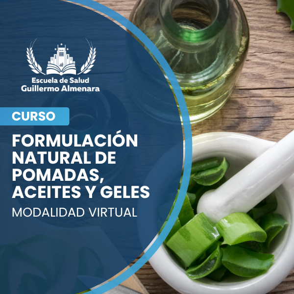 Formulación natural de pomadas, aceites y geles
